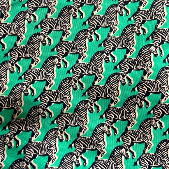 Crown & Ivy size 12 womens shorts with scalloped edge and zebra print safari - Picture 3 of 5